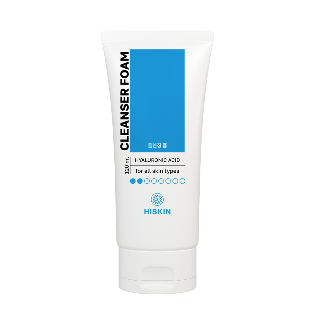 HISKIN Foaming Cleanser with Hyaluronic Acid
