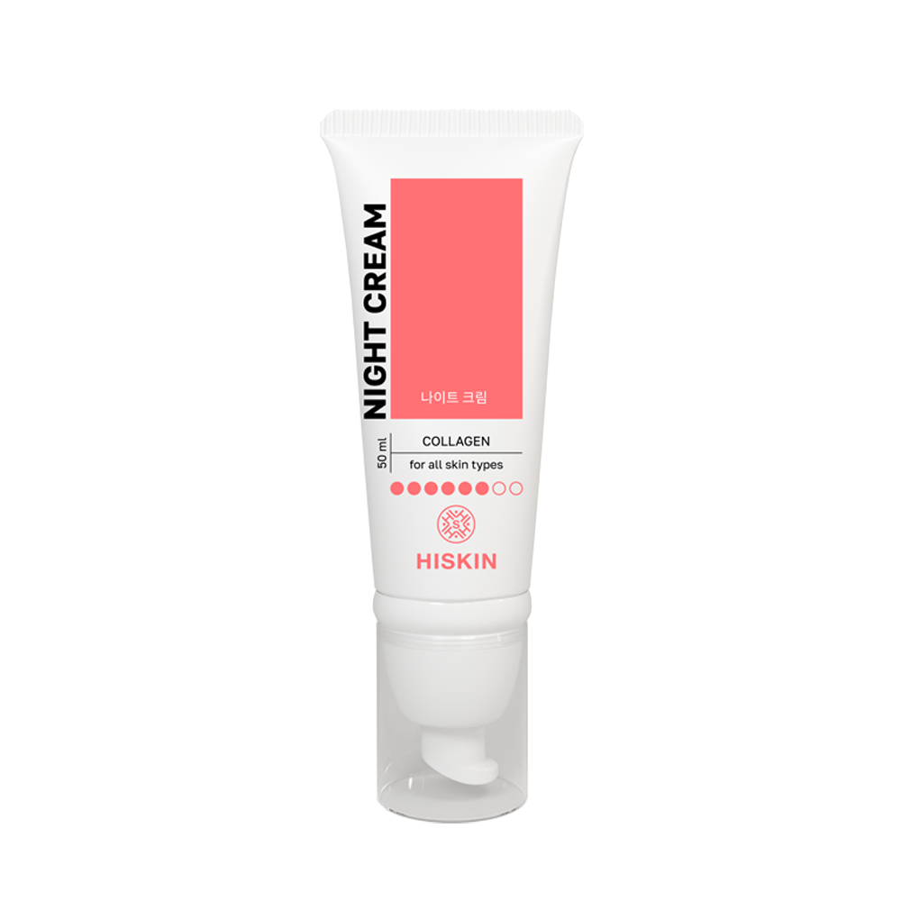 HISKIN Face Night Cream with Collagen