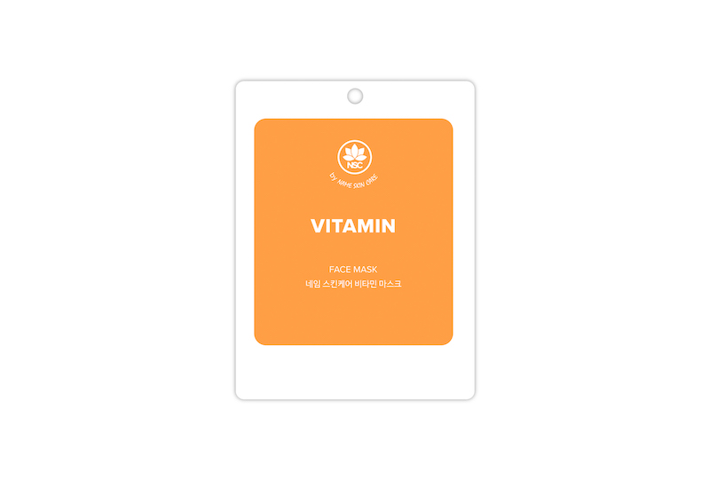 Cloth facial mask with Vitamins NSC