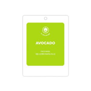Cloth facial mask with Avocado NSC