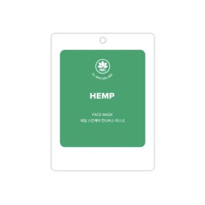 Cloth facial mask with Hemp Seeds Oil NSC