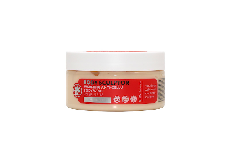 Hot anti-cellulite slimming body wrap with red pepper