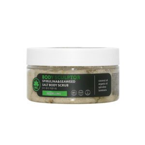 Body scrub with salt SPIRULINA & SEAWEED