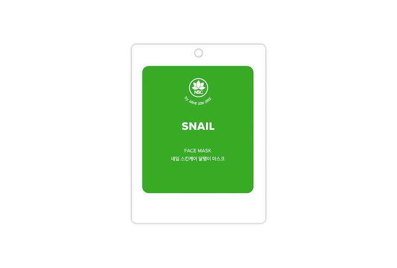 Cloth facial mask with Snail Mucin NSC