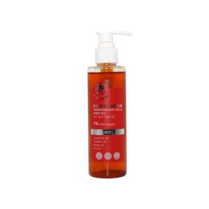 Body oil with red pepper