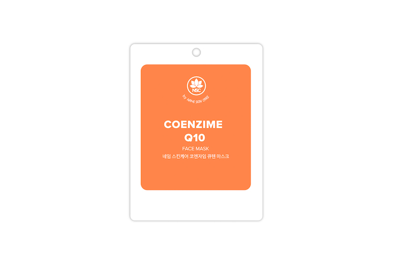 Cloth facial mask with Coenzyme Q10 NSC