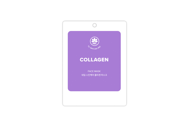 Cloth facial mask with Collagen NSC