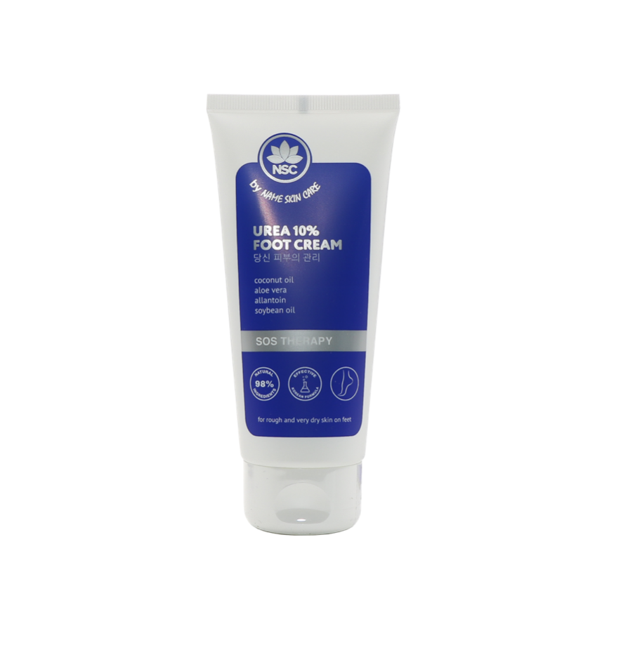 Extra moisturizing foot cream with urea 10%
