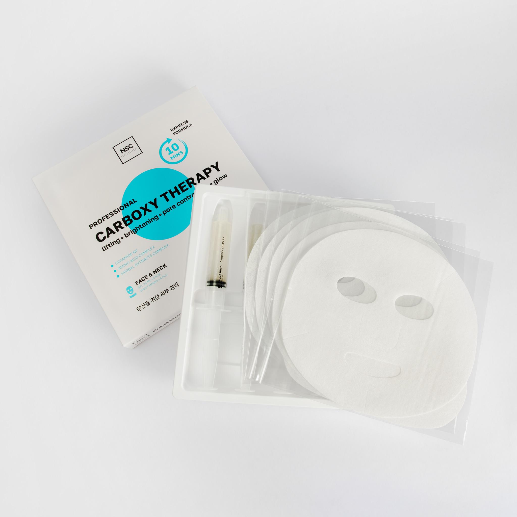 NSC PROFESSIONAL Carboxy therapy kit for face and neck, non-invasive "skin rejuvenation and perfect glow" 5 treatment set - Image 5