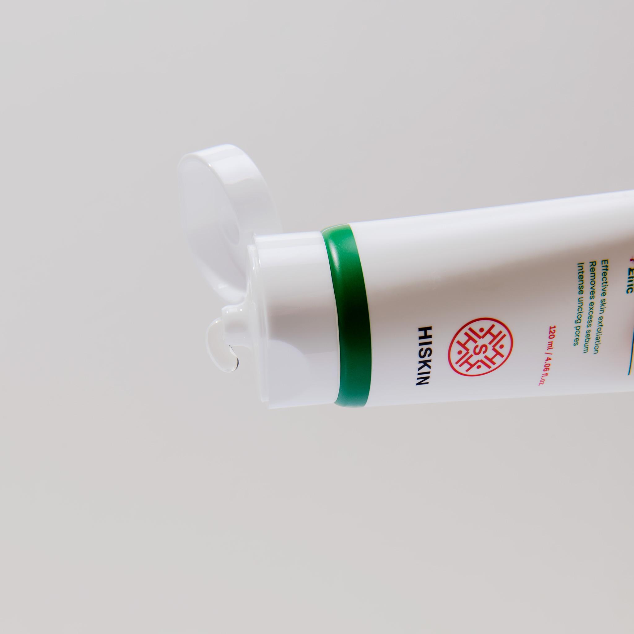 HISKIN STOP ACNE CLEANSING FACE GEL AHA + BHA + TEA TREE, 120 ML - Image 4