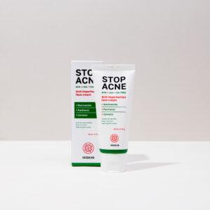 HISKIN STOP ACNE ANTI-IMPERFECTION FACE CREAM AHA + BHA + TEA TREE, 50 ML
