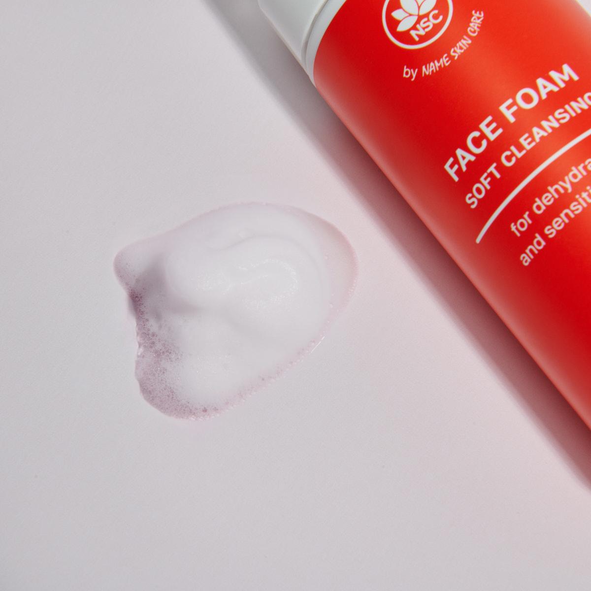NSC soft cleansing face foam with panthenol for dehydrated and sensitive skin - Image 4