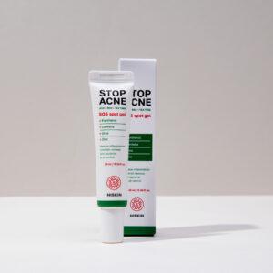 HISKIN STOP ACNE SOS SPOT ANTI-INFLAMMATORY GEL AHA + BHA + TEA TREE, 10 ML