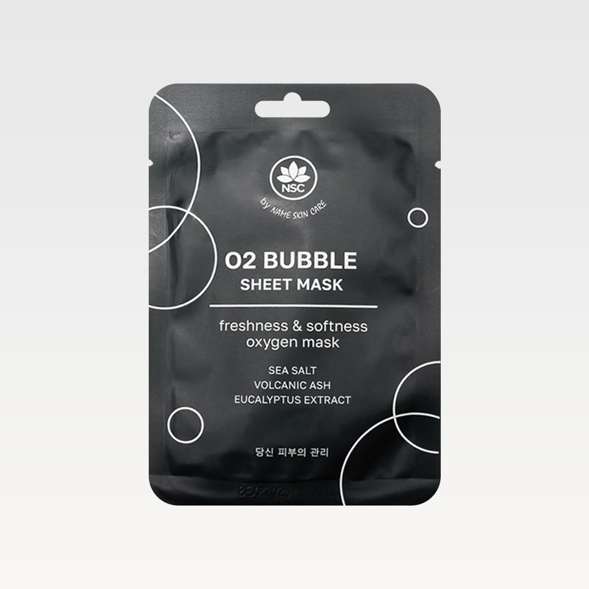 NSC ultra-cleansing bubble sheet mask O2 BUBBLE SHEET MASK