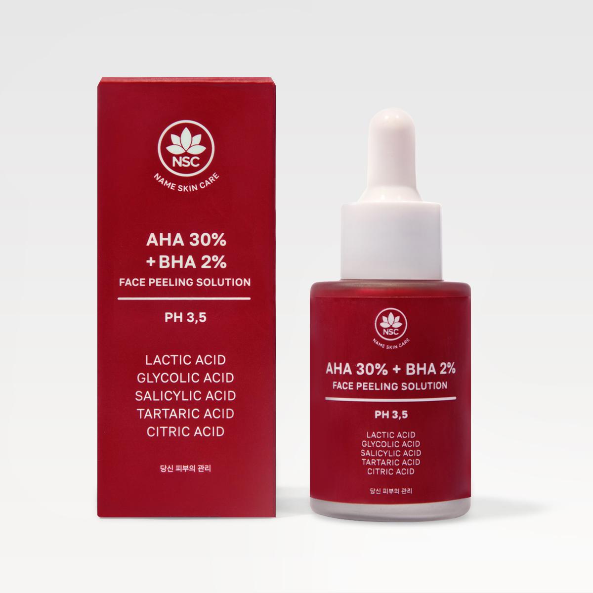 NSC aha 30% + bha 2% face peeling solution - Image 2