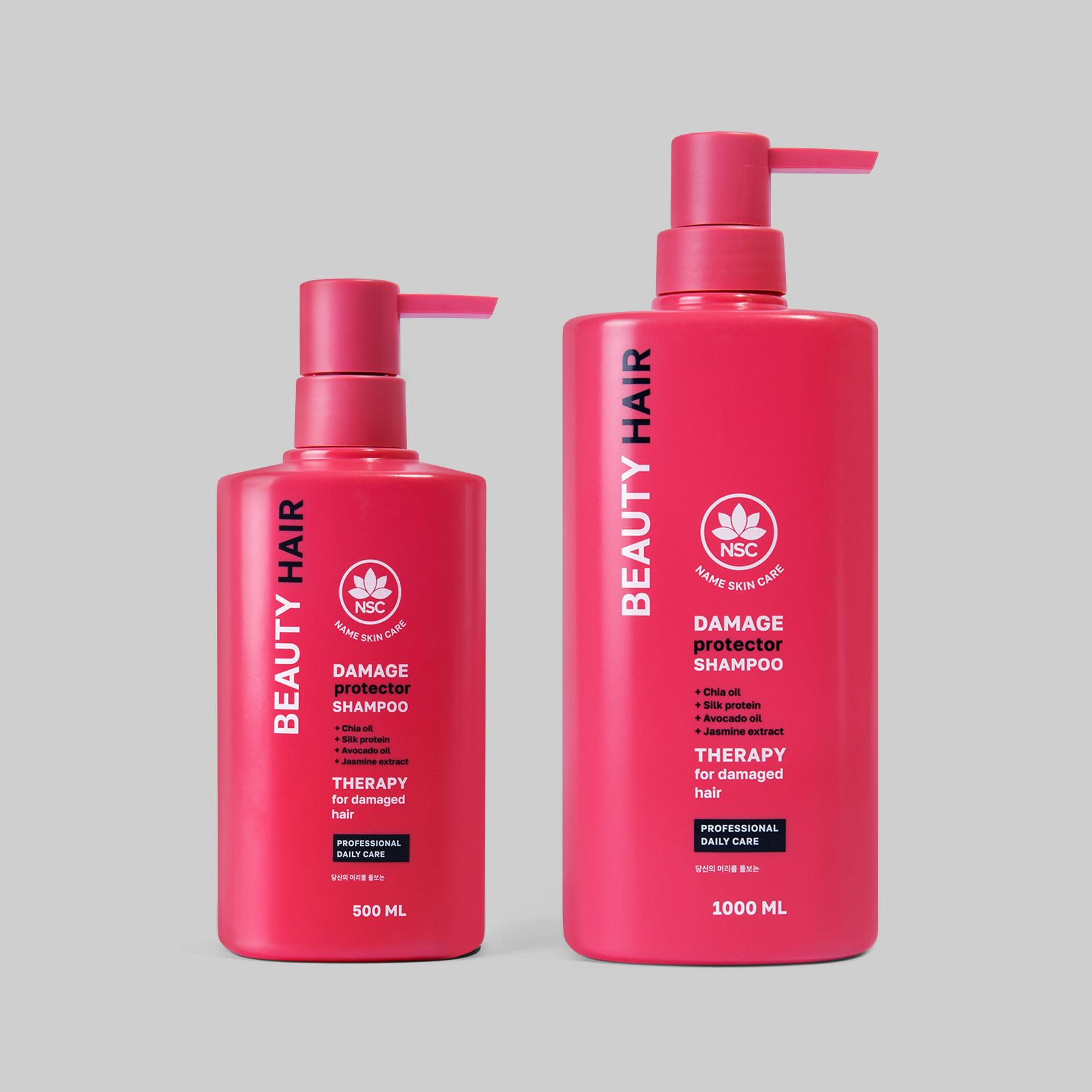 NSC Beauty Hair - recovery shampoo for damaged hair, 500/1000 ml