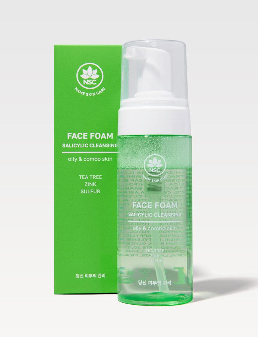 NSC FACIAL CLEANSING FOAM WITH SALICYLIC ACID, SULPHUR AND ZINC