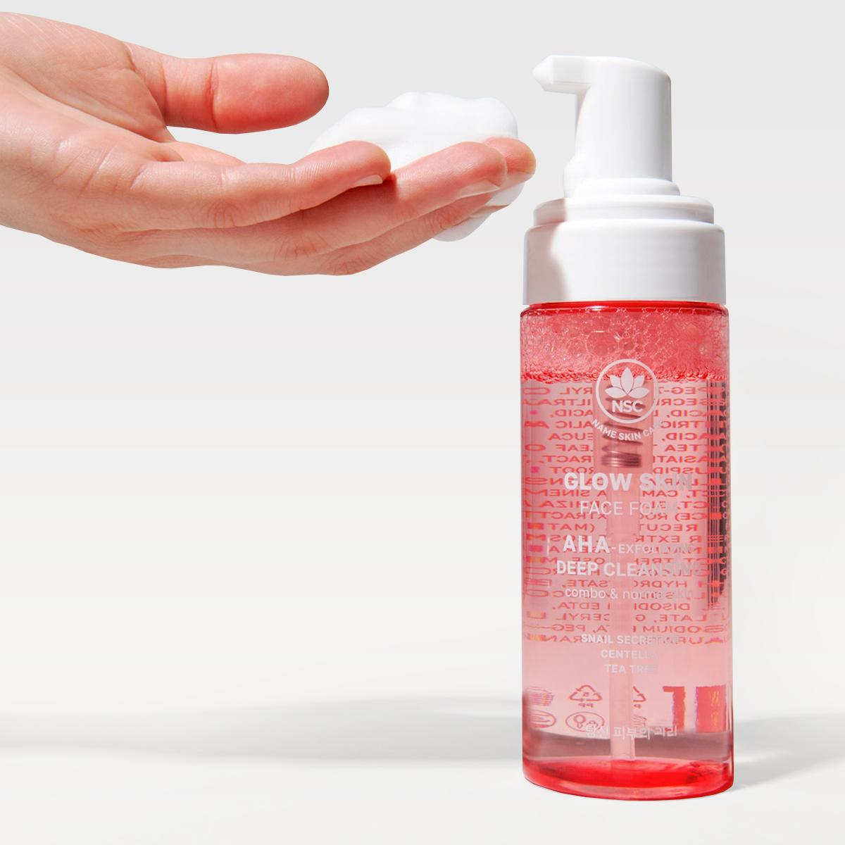 NSC DEEP FACIAL CLEANSING FOAM WITH AHA ACIDS AND SNAIL SECRETION FILTRAT - Image 4