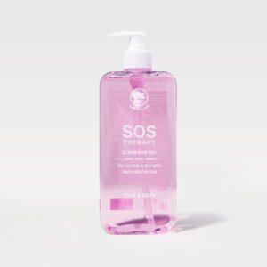 NSC SOS THERAPY 2IN1 CLEANSING GEL FOR NORMAL AND DRY  FACE AND BODY SKIN