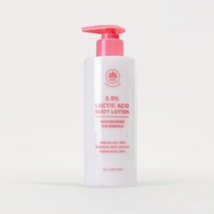 BODY LOTION WITH LACTIC ACID 2.5% LACTIC ACID     REDUCES SKIN DRYNESS, IMPROVES ITS TEXTURE AND MOISTURIZES