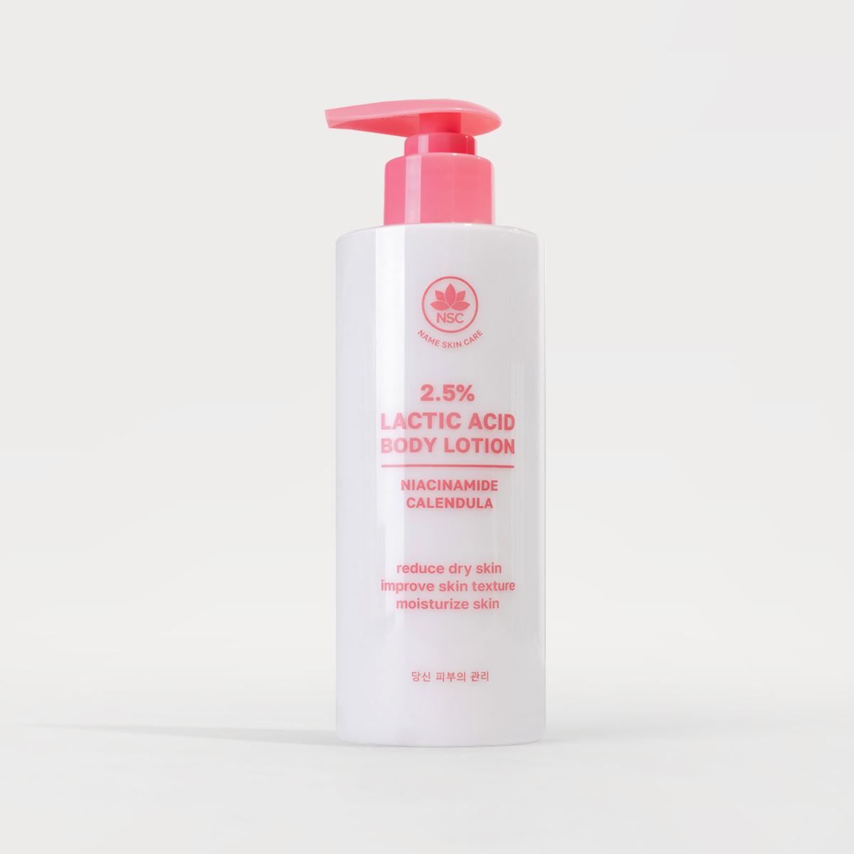 BODY LOTION WITH LACTIC ACID 2.5% LACTIC ACID     REDUCES SKIN DRYNESS, IMPROVES ITS TEXTURE AND MOISTURIZES