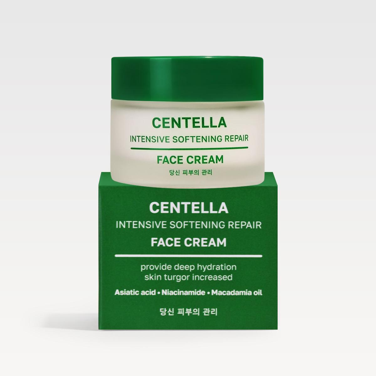 REVITALIZING FACE CREAM WITH CENTELLA INTENSIVE SOFTENING     INTENSIVE REVITALIZING AND SOFTENING