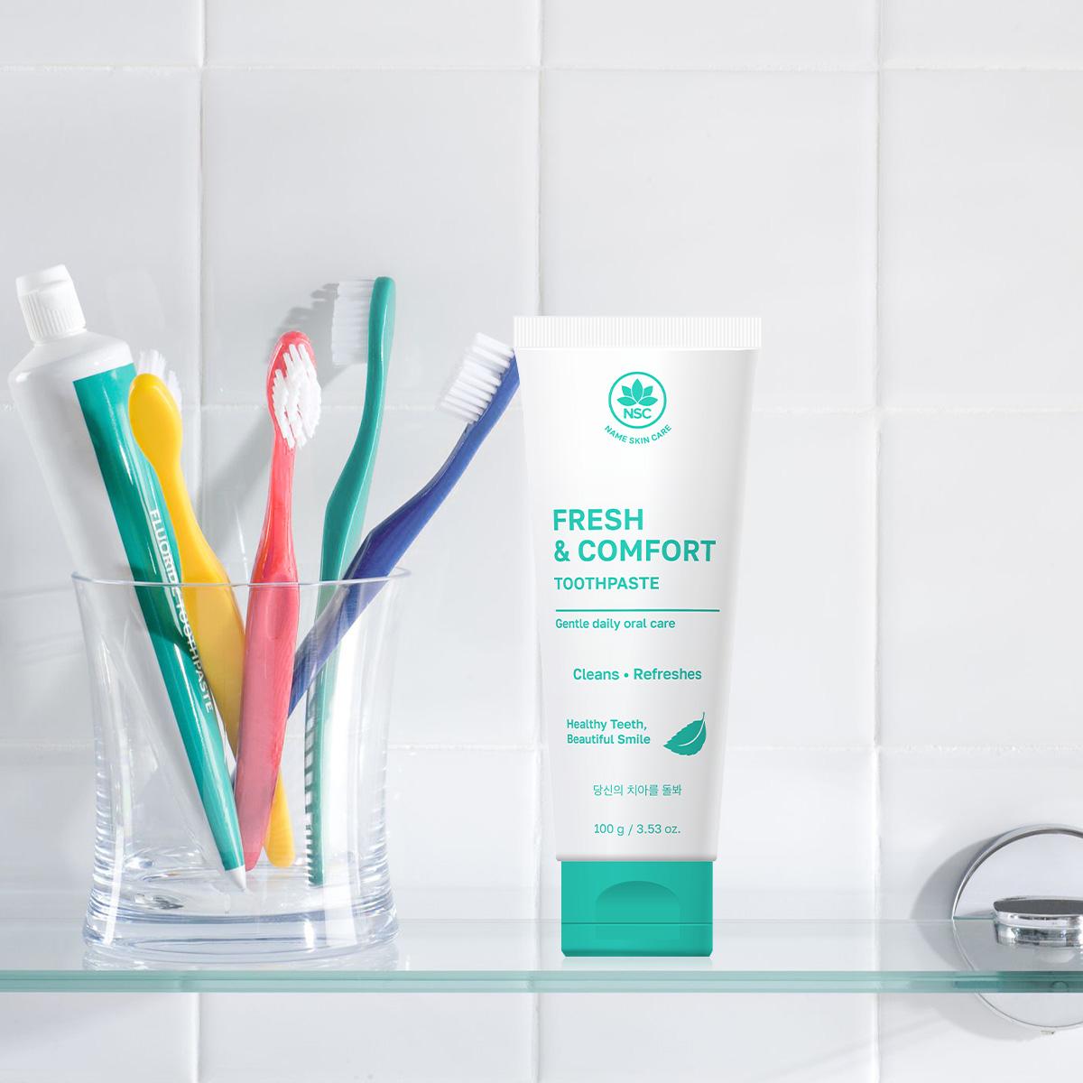 NSC GENTLE DAILY ORAL FRESH AND COMFORT TOOTHPASTE - Image 2
